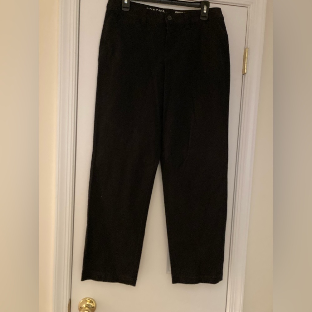 Black brushed cotton 10S Sonoma jeans type pants
